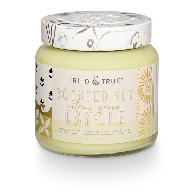 Tried & True Citrus Grove Candle - Large Jar