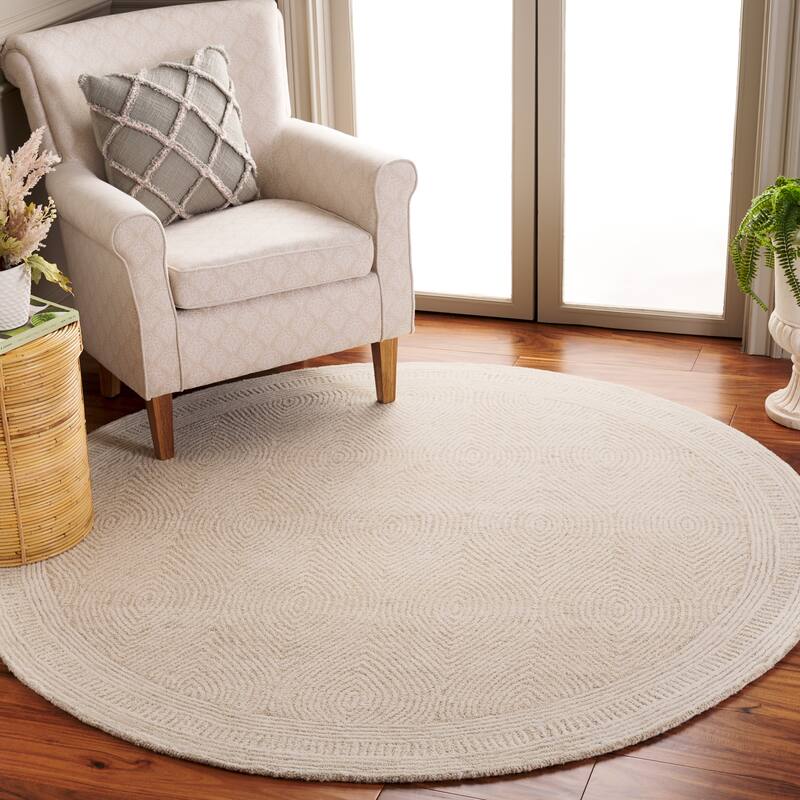SAFAVIEH Handmade Abstract Leonide Modern Wool Rug