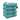 Large Teal Cotton Bath Sheets, 4 Piece Set, Quick Dry, Super Soft Shower Towels, Highly Absorbent