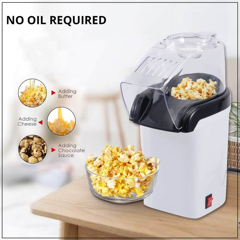 Popcorn Machine Popper Maker Hot Air Non Sticky Coating Base BPA Free