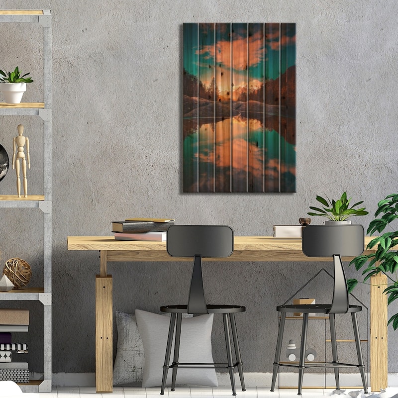 Collateral Colours Print On Wood by Zach Doehler - Multi-Color