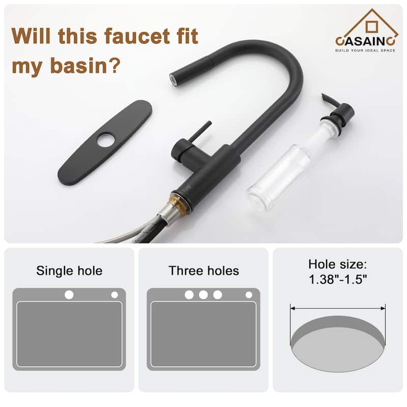 Nano Brushed Stainless Steel Undermount Workstation Kitchen Sink with Touchless Pull-Down Kitchen Faucet and Accessories