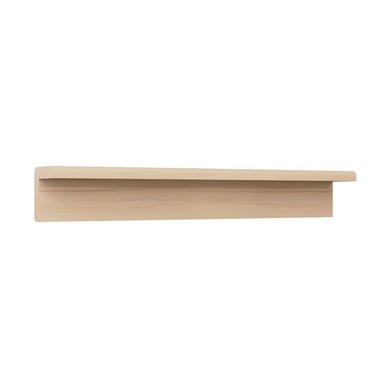 WM205 1-1/8-in D x 1-1/8-in W x 96-in L Americraft Solid Hardwood Stain Grade Corner Guard Moulding
