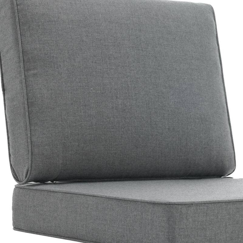 Outdoor 4.7" Thick Sunbrella Cushion Set with Back and Seat Cushions