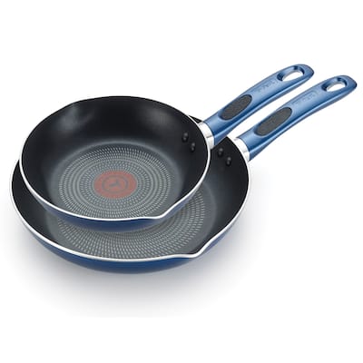 T-fal Excite 8 and 10.25-In. Non-stick Fry Pan Set, Blue