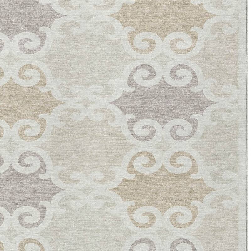 HomeRoots Trellis Transitional Rectangle Outdoor Rug