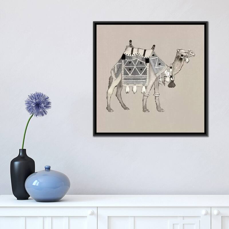 iCanvas "Exotic Camel I" by Tava Studios Framed