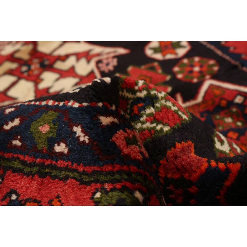 ECARPETGALLERY Hand-knotted Andelz Navy Wool Rug - 4'7 x 6'8