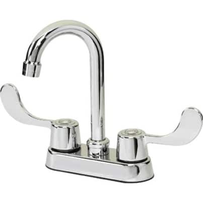 Shop B K 222 432 2 Handle Bar Utility Faucet Metal Blade Chrome
