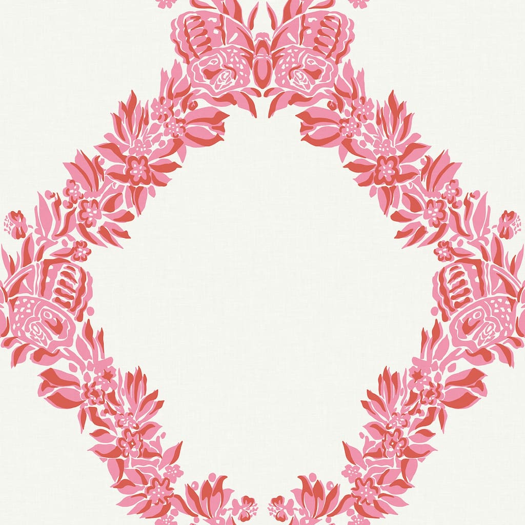 Scalamandre Valentino Wreath Peel & Stick Wallpaper