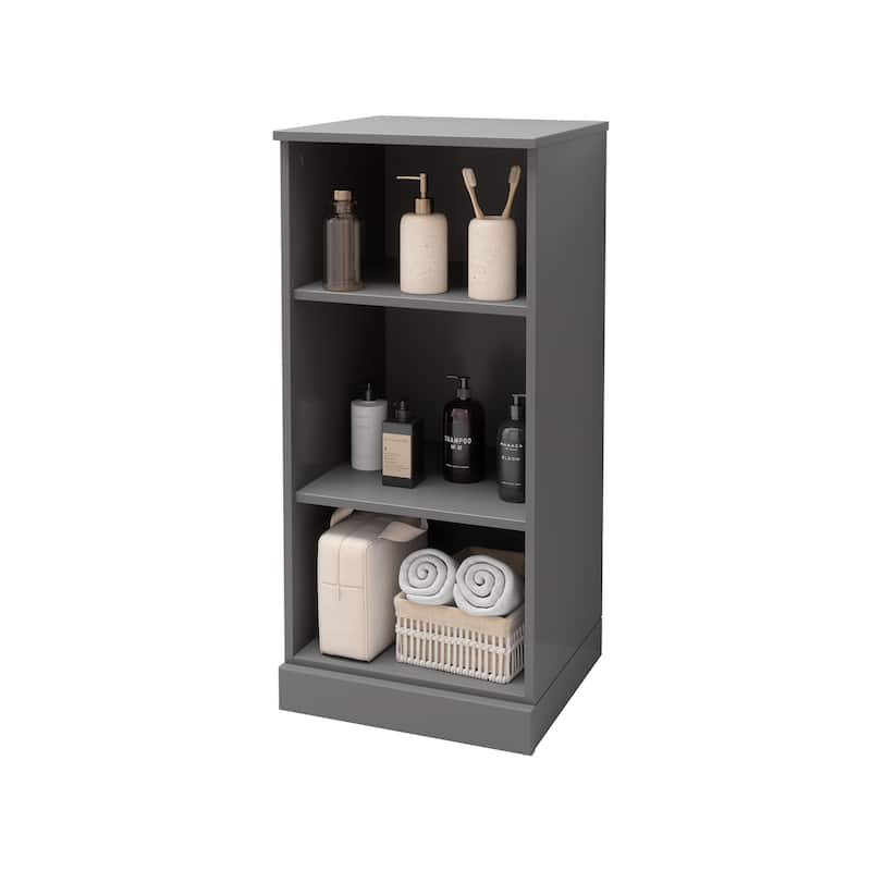 100% Solid Wood 16.5" Bathroom Cabinet with Optional Doors by Palace Imports