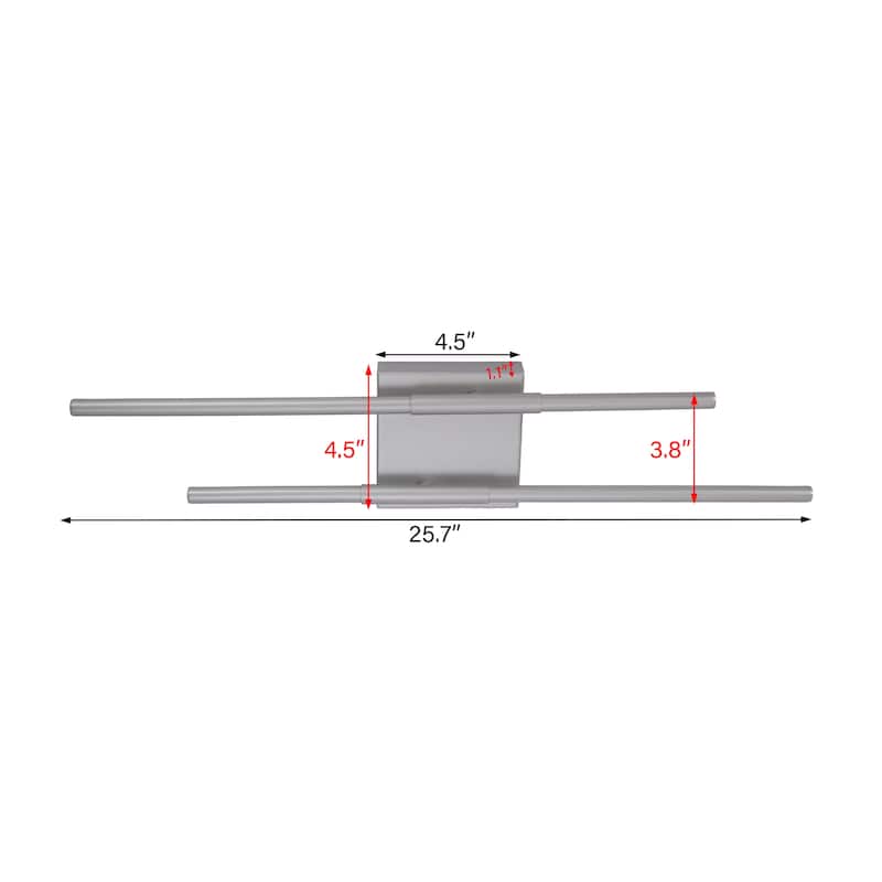 LED Bath and Vanity Light Dimmable Metal Wall Sconces