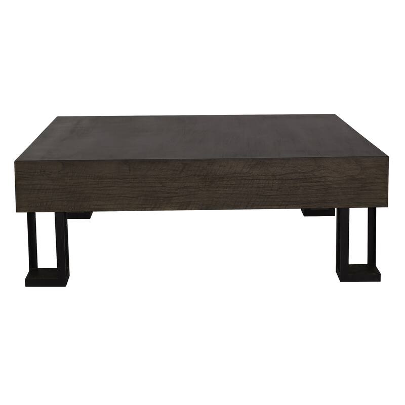 Elk Home Seaton Warm Toffee Wood 43 Inch Wide Coffee Table