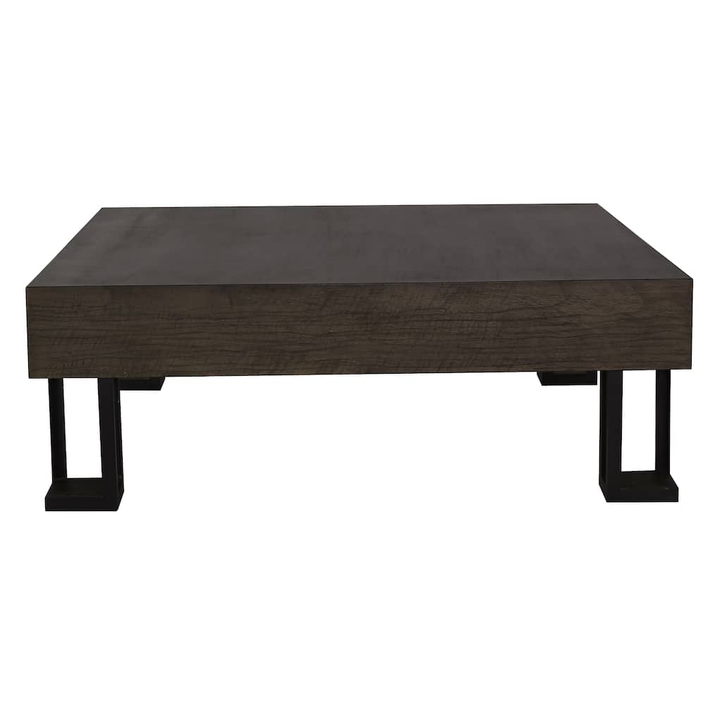 Elk Home Seaton Warm Toffee Wood 43 Inch Wide Coffee Table