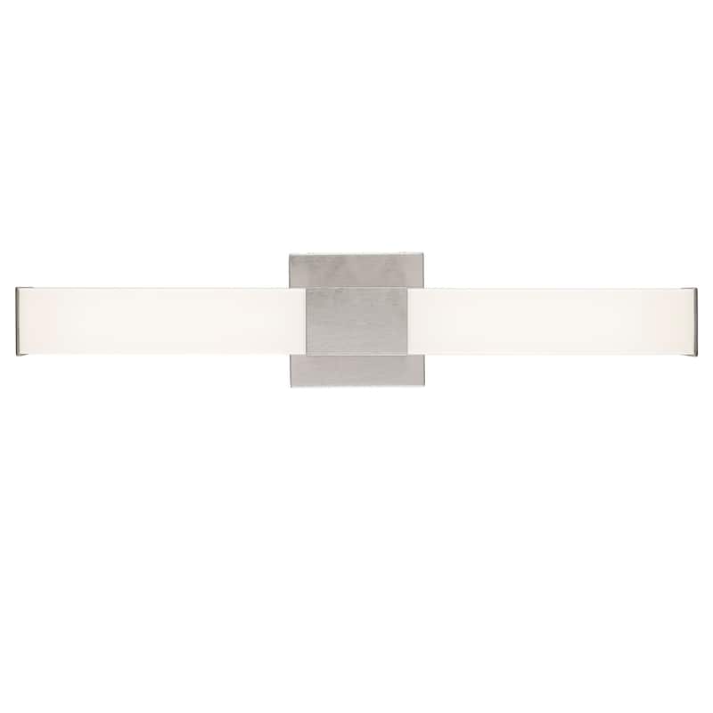 Trans Globe Lighting LED-22444 Saavy 2 Light 24" Wide LED Bath Bar - Brushed Nickel