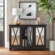 preview thumbnail 4 of 13, Simple Living Reflections Mirrored Front Buffet/ Console