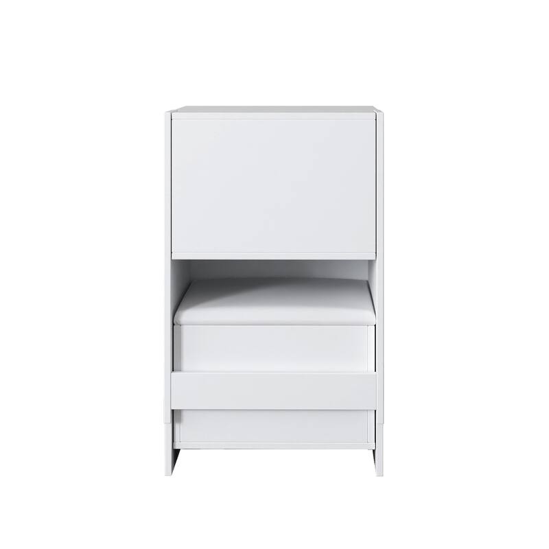 GDFStudio - Nai Modern Beauty Salon Storage Cabinet and Storage Drawers