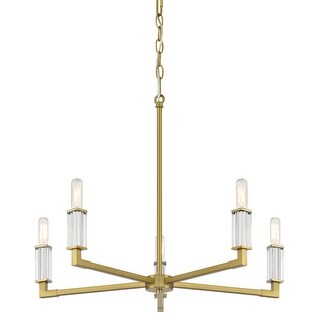 Minka Lavery 1457 Oro District 5 Light 23" Wide Vantage Chandelier