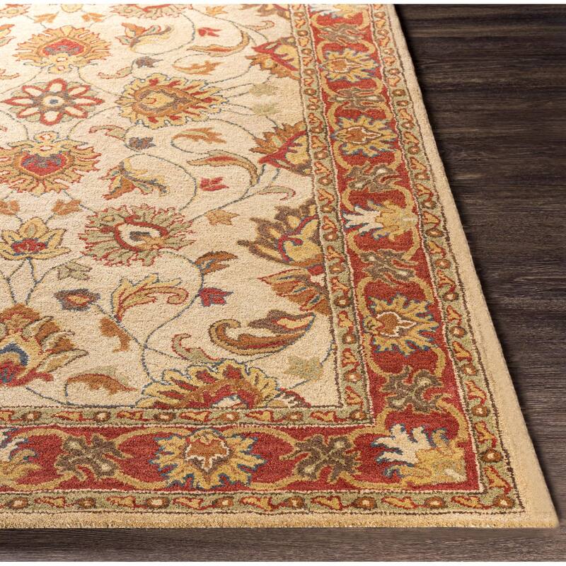 Livabliss Caesar Updated Traditional Border Area Rug.