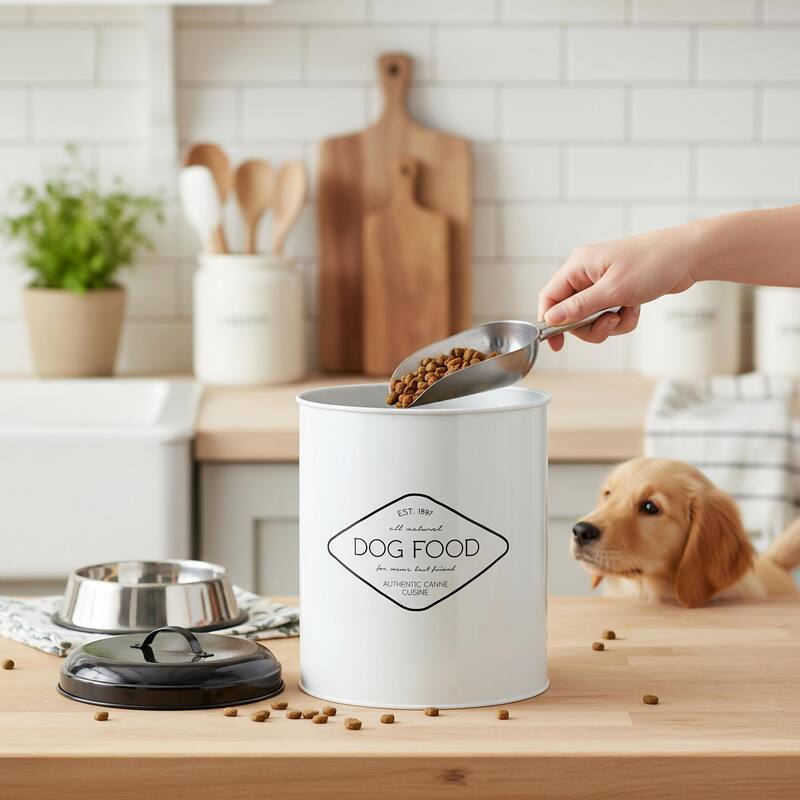 Amici Pet Buster Pet Treat Storage Canister Jar - 272 Oz