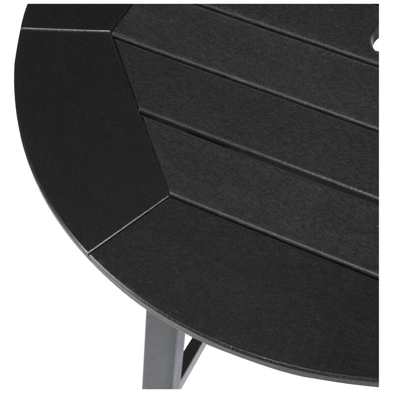 Polytrends Laguna Hdpe All Weather Outdoor Patio 35" Round Counter Table
