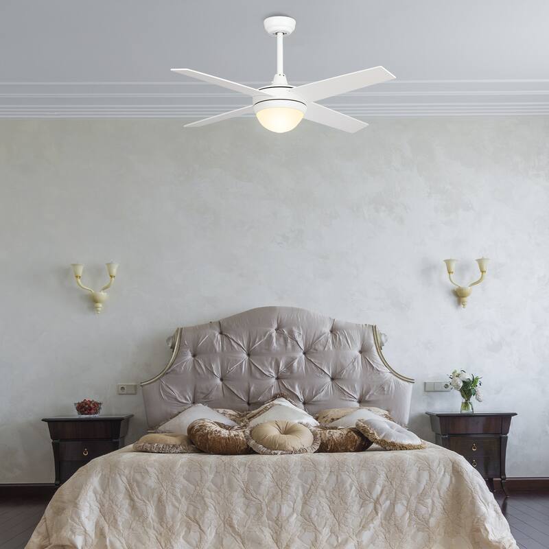 CARRO Norfolk 48" Indoor Smart Ceiling Fan with LED Light and Wall Control