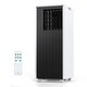 preview thumbnail 1 of 12, 8000 BTU Portable AC for Room, Dorm, Office with Drying, Fan, Sleep Mode, 2 Speeds, 24H Timer Function Black