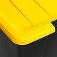 preview thumbnail 15 of 16, IRIS USA® Buckled Clear Box 60 Qt Buckle Lid - Yellow - Set of 6
