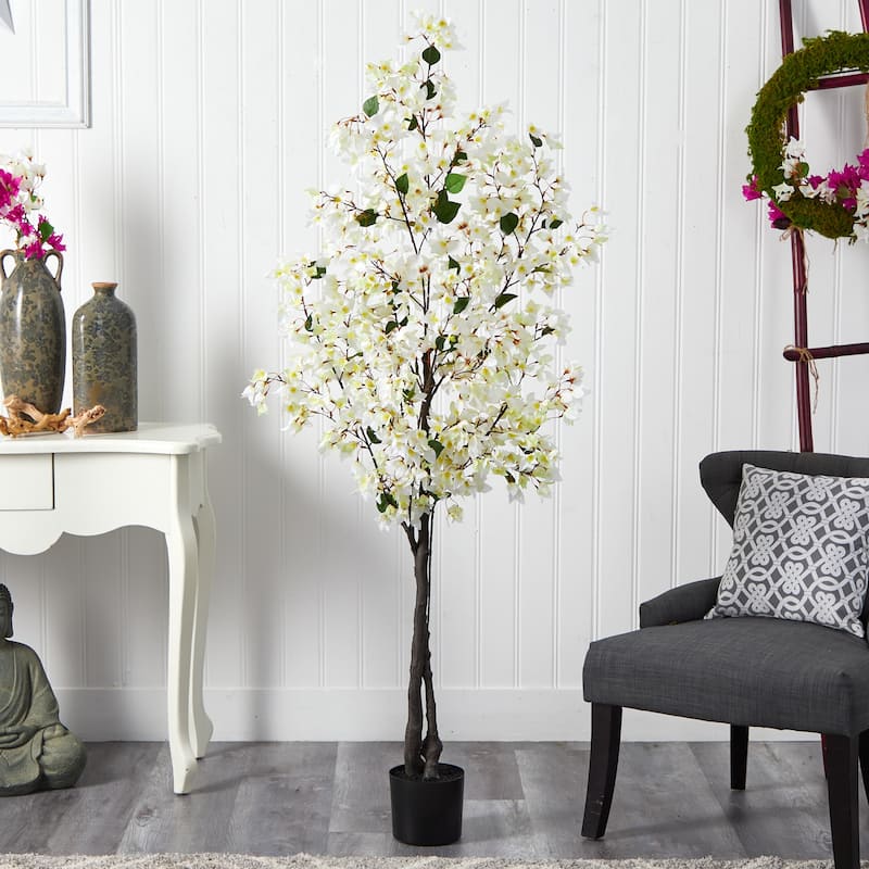 6' Bougainvillea Artificial Tree