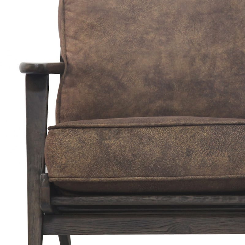 NPD Furniture Albert Solid Wood Frame Accent Chair