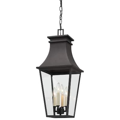 The Great Outdoors 7998 Gloucester 4 Light 10" Wide Outdoor Pendant