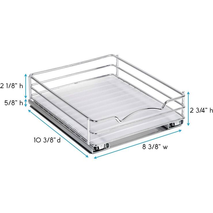 Spice Rack Organizer for Cabinet, Heavy Duty-5 Year Limited Warranty- Pull Out Spice Rack