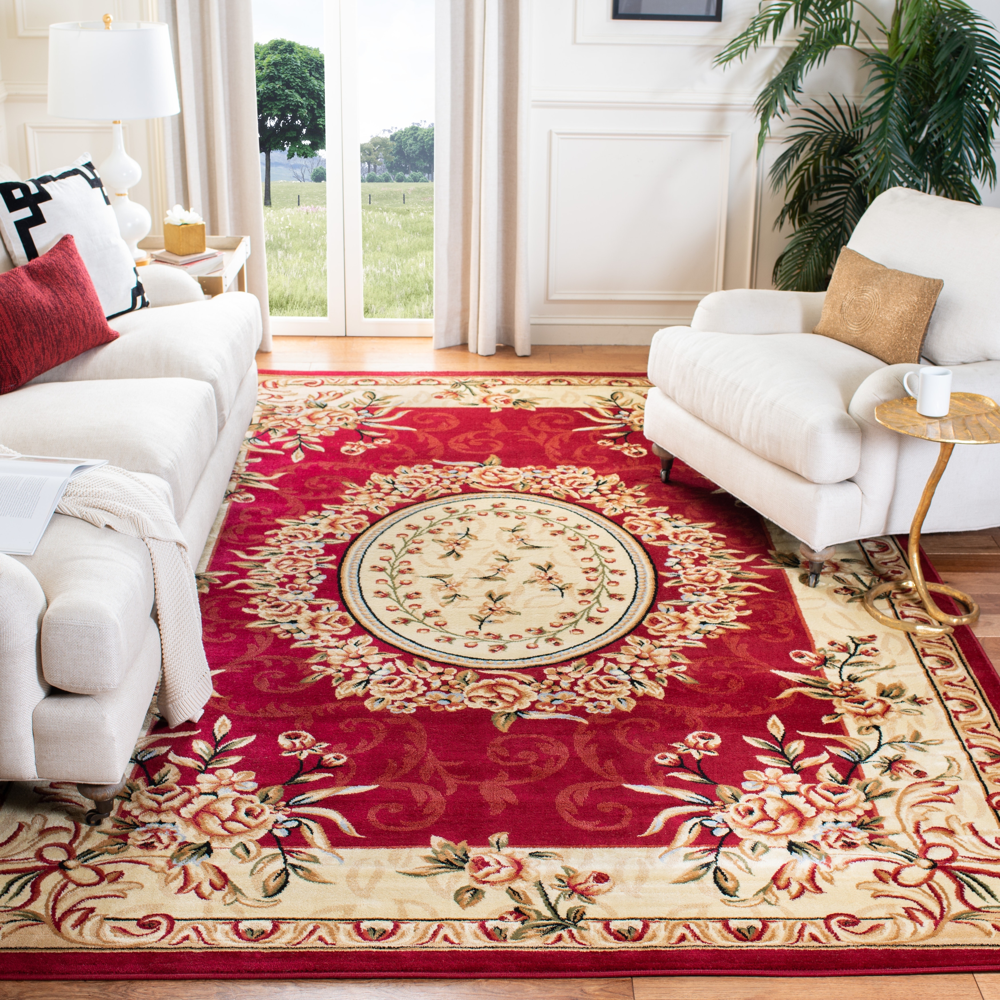 SAFAVIEH Lyndhurst Nannette Traditional Oriental Medallion Rug
