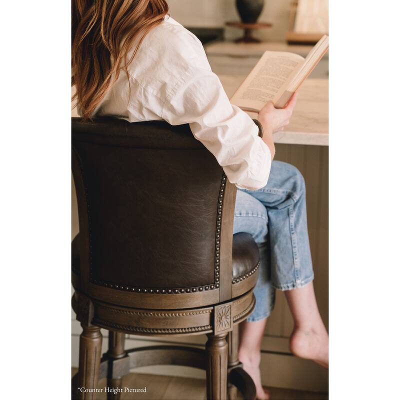 Maven Lane Pullman Swivel Kitchen Stool