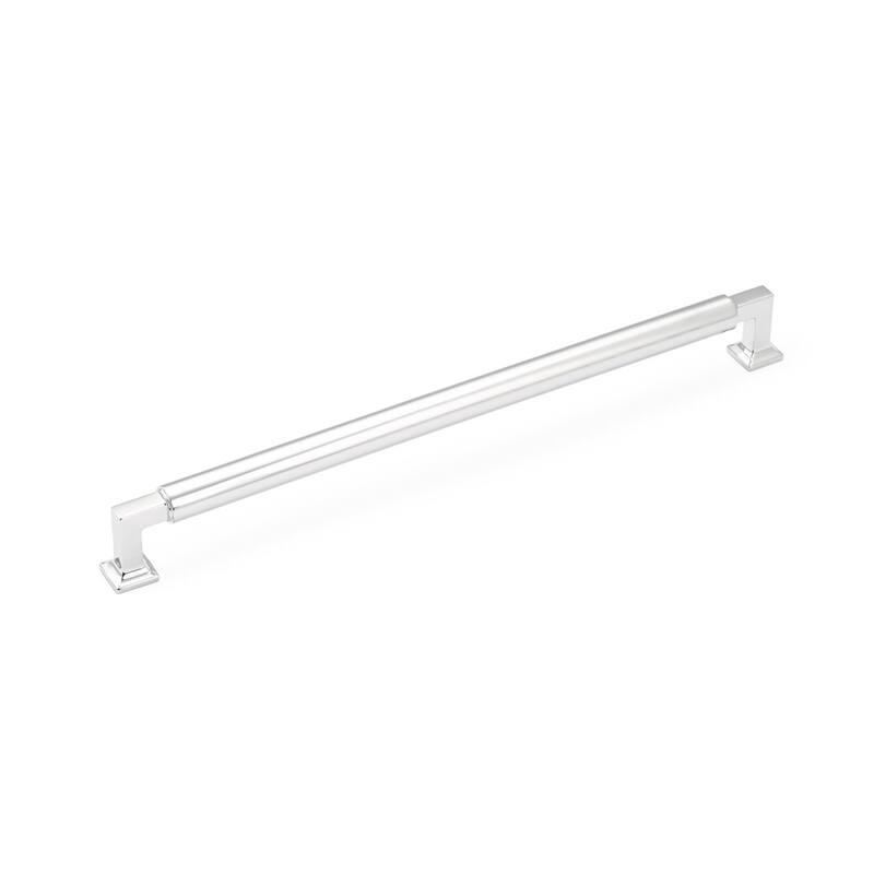 Schaub and Company 483 Haniburton 18" Center to Center Modern - Polished Chrome