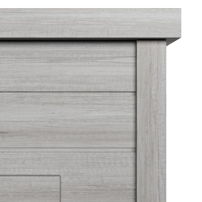52" Shiplap Wall Mantel with 3D Fireplace Insert
