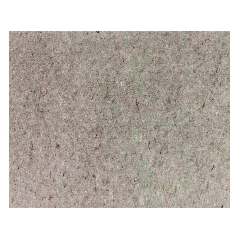 Slide-Stop® Multi-Surface Reversible Non-Slip Cushion Rug Pad, 1/4" Thick, Floor Protection, for 4'x6' Area Rug, Gray - 96.5"W x 120"D x 0.25"H