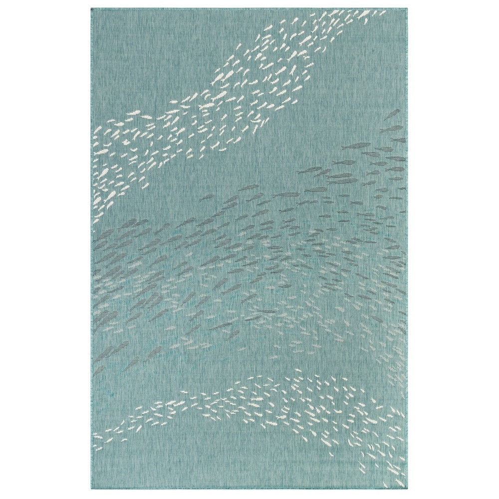 Liora Manne Carmel School Of Fish Indoor/Outdoor Area Rug