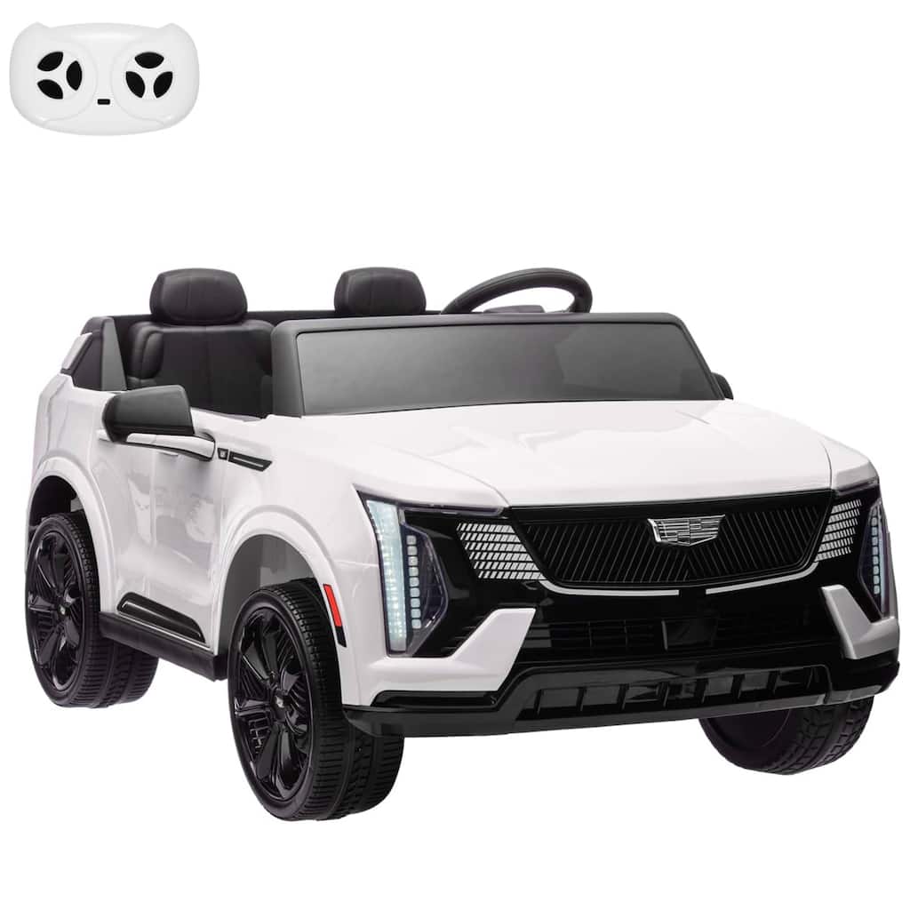 24V Electric 2-Seater Licensed Cadillac Kids Ride-on Car Toy for Kids Best Gifts
