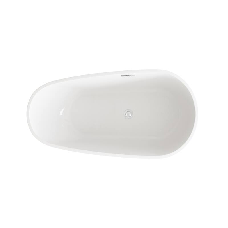 Hillary Bathtub in Glossy White