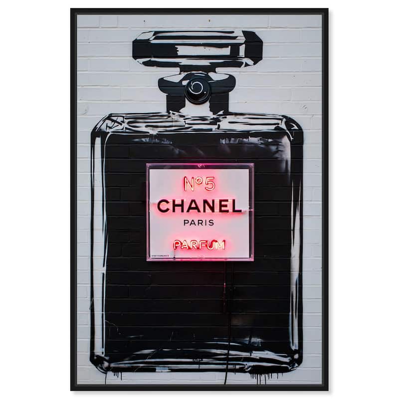 Parisian Perfume II Canvas by Art Remedy - Black - 36" x 54"