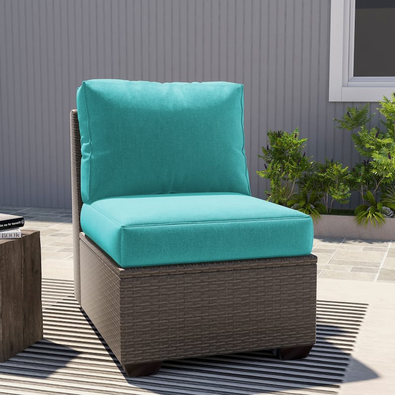 Outdoor Waterproof Rectangle Deep Seat Chair Cushion