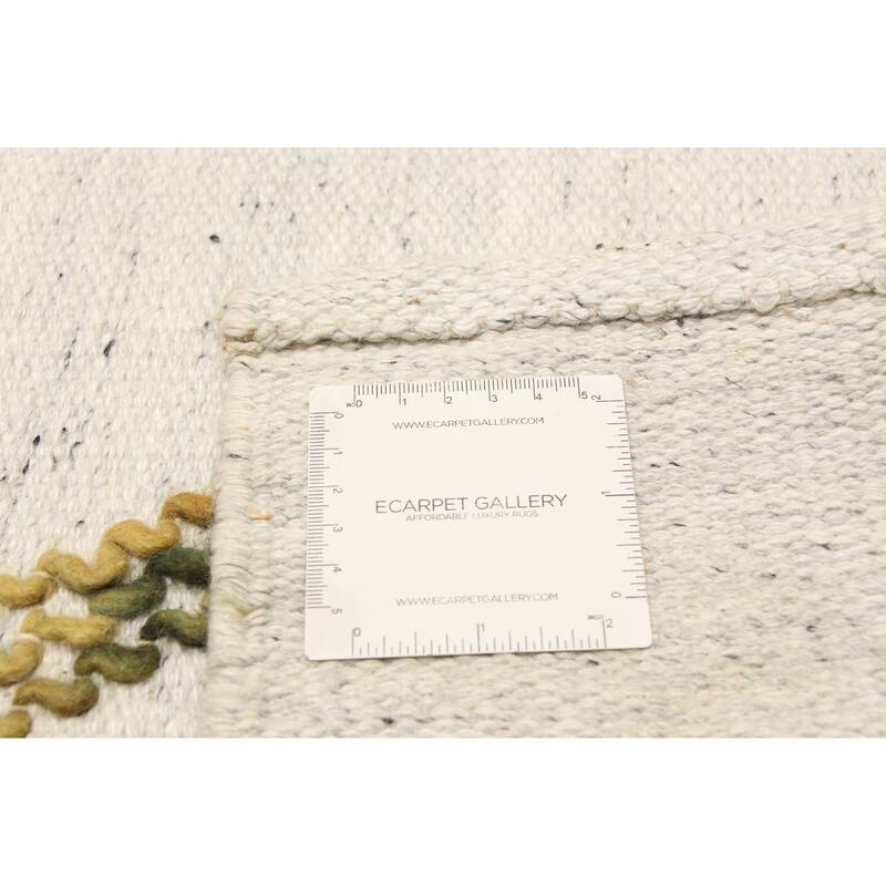 ECARPETGALLERY Braid weave Sienna Cream Wool Rug - 5'5 x 8'0