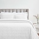 preview thumbnail 21 of 29, Superior Madrid 100% Cotton Matelassé Bedspread & Sham Set – Lightweight Quilt Coverlet, Raised Geometric Pattern, All‑Season