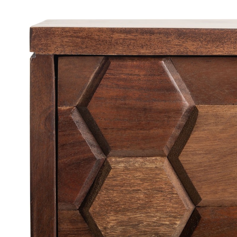 SAFAVIEH Alia 1-Drawer 1-Shelf Nightstand Table