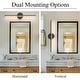 preview thumbnail 2 of 13, Modern Dimmable LED Picture Light Art Lights for Wall - W24"