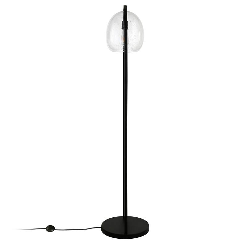 Sydney 64" Floor Lamp with Seeded Glass Shade