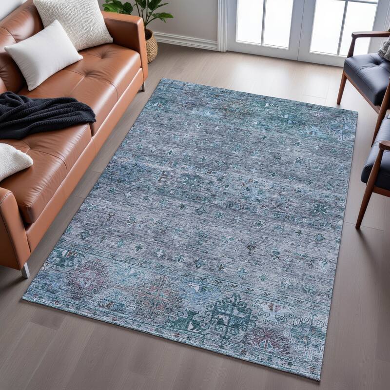 Premium Washable Super Soft Tribal Global Mayfield Rug