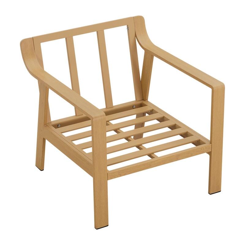 Spruce & Spring Outdoor Patio Furniture Set Aluminum Sofa Accent Chair