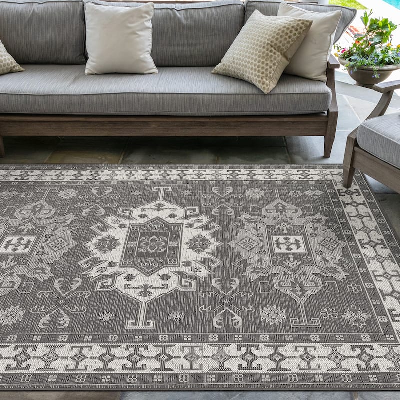 Liora Manne Carmel Kilim Indoor/Outdoor Rug